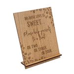 Wedding wood sweet sign | rustic wooden signs sweets cart/table for weddings/reception tables decorations/decoration to go with white navy blue rose pink themes