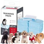 Herb Life Dog Pee Pads, Pee Pads for Dogs, Puppy Training Pads, Super Absorbent & Leak-Free Potty Pads for Dogs, Pet Pads, Kids, Adults, Elderly - Liquid, Urine, Accidents (50 Count/23.6X17.7in)(M)