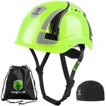 GREEN DEVIL X-Armor Series Hard Hat Vented ABS Work Hardhat for Men Women ANSI Z89.1 Approved Cascos De Construccion Safety Helmet Ideal for Industrial & Construction