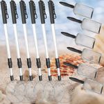 MBJZSL 18pcs Shelling Tools for Beach Include Sand Sifter with Extra Long Adjustable Handle, Mesh Beach Bag and Beach Mesh Shovel, Sand Scoop for Kids Girls Boys