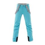 GS SNOWING Women's Insulated Snow Pants Waterproof Windproof Ski Bibs Blue S