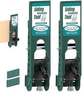 Siding Installation Tools for 5/16-Inch, 3/8-Inch, 7/16-Inch Fiber Cement Siding, Lap Siding Mounting Gauge with Adjustable Reveals, Polycarbonate Body, 2 Packs