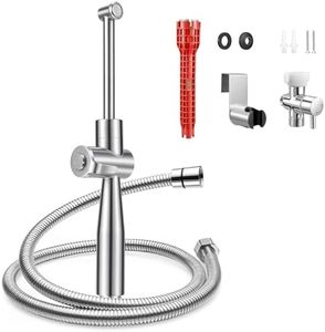 SPACEREST Handheld Bidet Sprayer for Toilet, Adjustable Flush Angle & Water Pressure for Personal Care, Leak-Proof Stainless Steel Toilet Bidet Sprayer, Easy to Install Jet Spray for Toilet