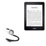 BoxWave Cable Compatible with Kindle Paperwhite (1st Gen 2012) (Cable by BoxWave) - AllCharge miniSync, Retractable, Portable USB Cable - Jet Black