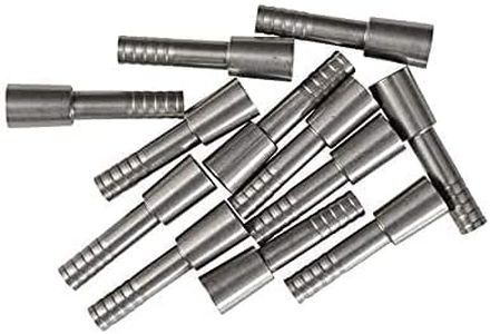 Element Archery Half-Out Arrow Inserts for .204 Arrows | 7.3 mm | 50 Grain | Adjustable Arrow Weight | 420 Stainless Steel | Improve Broadhead Penetration | Durable Performance | 12-Pack