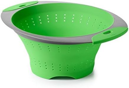OXO Good Grips Silicone Collapsible Colander, 3.5 Quart, Green