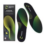 Enertor Ultimate Running Insoles with PX1 Shock-Absorbing Technology. Relief for: Plantar Fasciitis, shin splints, Achilles tendonitis, Runners Knee, Foot & Heel Pain