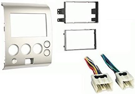Harmony Audio Compatible with Nissan Pathfinder Armada 2004 2005 Double DIN Stereo Harness Radio Dash Kit