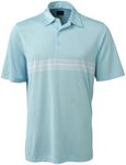 Greg Norman Men's Chest Stripe-Pola