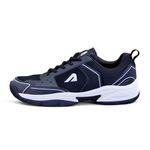 Boldfit Badminton Shoes Shuttle Non Marking Shoes for Badminton Men Light Badminton Shoes for Women & Badminton Shoes Men Breathable Non Marking Shoes for Badminton Anti Skid Badminton Shoe Black- 10