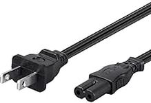 Boombox - US Power Cable - Europlug to NEMA 1-15P - Compatible with B3, B4, Candy, Tunes