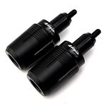 2pcs for Kawasaki Ninja 650 for NINJA650 2017-2023 2022 Motorcycle Accessories Frame Sliders Falling Protection Crash Protectors Y (Color : Black)