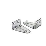 Amazing Drapery Hardware 10 Pair: RV Hold Down Brackets for Mini Blinds up to 1in Wide, Clear,