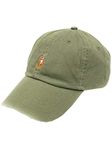 POLO RALPH LAUREN mens Cotton Chino Ball Cap, Olive,green, One Size