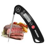 INKBIRD Food Thermometer IHT-31E, Handy Instant Read Meat Thermometer with Low Power LCD, Calibration, Auto OFF for Cooking, BBQ, Baking, Grilling, Beverage