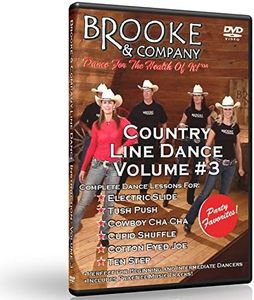 Country Line Dance Lessons DVD Volume #3 - Party Favorites by Brooke & Company