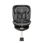 Ickle Bubba Radial i-Size Plus 360 Spin Car Seat – ISOFIX, Birth to 150cm (Approx. 12 Years), 360 Rotation, Rear and Forward Facing, Memory Foam Headrest and Side Impact Protection (Dark Grey)