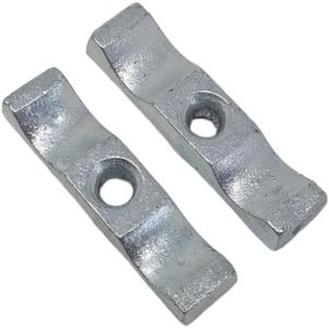 fiXte Silver ZP Turn Button Thumb Catch Latch for Gates, Sheds, Doors, Rabbit Hutches and Cages etc (2)