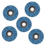 5pcs Poly Strip Abrasive Disc Rust Paint Remover Cleaning Grinding Wheel for Angle Grinder 115mm(115×14×22)