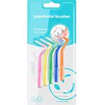 Inralimot L-Shaped Interdental Brushes Braces Toothbrush Short Handle,5 Different Sizes Dental Floss Brush Angled Interdental Toothpick