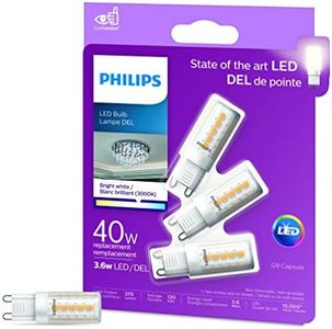 LED 40W G9 Capsule Bright White(3000K) - 3 Pack
