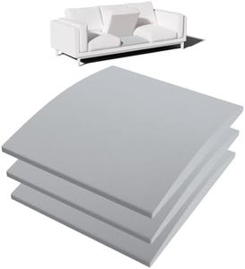 Foamagic Couch Cushion Supports for Sagging Cushions - Sofa & Couches Seat Saggy Cushion Saver & Lifters, 20x20 Couch Supporter for Under The Cushions, 3-Pack, Gray