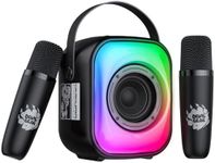 PHNIXGAM Mini Karaoke Machine with 