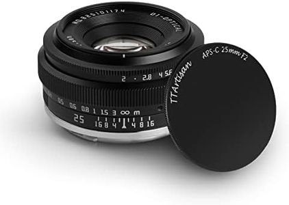 TTartisan 25mm F2 Wide-Angle Manual Lens, Compatible with MFT M4/3-Mount Mirrorless epm1 emp2 E-PL1 E-PL2 E-PL3 E-PL5 E-PL6 G2 G3 G5 G6 G7 G9 GH1 GH2 GH3 GH4 GH5 GH5S