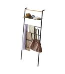 Yamazaki Tower Ladder Hanger Wide with Rack BK