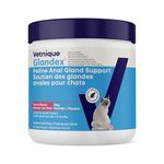 VETNIQUE Labs Glandex Feline Anal Gland Fiber Supplement Powder for Cats with Digestive Enzyme, Probiotics and Pumpkin, Vet Recommended for Healthy Bowels - Tuna Flavored 4.0 oz, Scoop Included