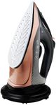 Quest 34149 Cordless Steam Iron / 2400W Electric Iron/Ceramic Soleplate/Self-Cleaning/Quick Heat-Up/Adjustable Temperature & Steam Output / 350ml Water Tank