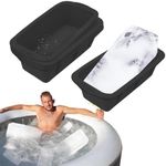 5 PCS Large Ice Cube Tray,Large Ice Cube Moulds for Ice Bath, Easy Release Reusable Giant Trays Making 4.5 lbs Ice Cubes for Ice Bath Cold Plunge Tub or Coolers or Making Bread Cake Soap