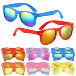 MEEZY 30 Pack Kids Sunglasses Bulk Neon Sunglasses Party Favors Goody Bag Fillers Carnival Prizes for Boys Girls Summer Pool Beach Birthday Party Supplies