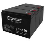 Mighty Max Battery ML10-12 - 12V 10AH Currie eZip e 1000, e1000 Scooter Battery - 3 Pack