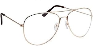 SHAMZBEST Clear Lens Aviator Eyegla