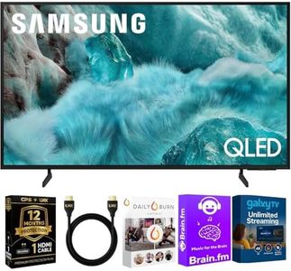 Samsung 43-Inch Q7F Series QLED 4K UHD Smart TV - HDR10+, Alexa Build-in, Bluetooth w/ 12 Month CPS Protection Plan, AUX HDMI Cable, Streaming Bundle