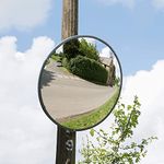 The WORKPLACE Depot Driveway Mirror - Weatherproof Acrylic Mirror with 45cm / 60cm Diameter Face (60cm)