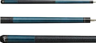 Viper Elite 58" 2-Piece Billiard/Pool Cue, Azure Blue, 20 Ounce