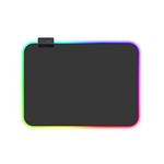 Gaming Mouse Pad RGB, LED Lighting Effects Gaming Mice Pad Mat 14inx10in/35x25cm Non-Slip Rubber Base