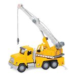 DRIVEN by Battat – Micro Crane Truck – Toy Crane Truck with Lights, Sounds and Movable Parts for Kids Age 3+