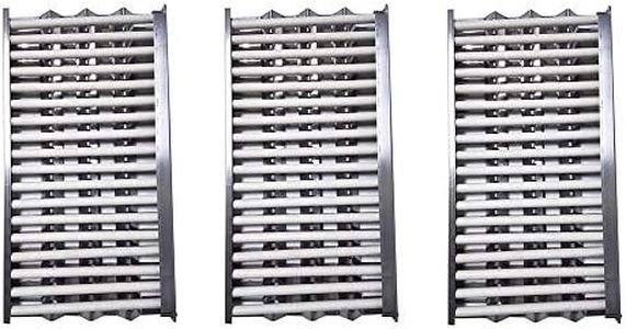 Htanch SN2911 (3-Pack) PN9123 (3-Pack) DCS Radiant Tray,Heat Plates & Ceramic Rod Complete for DCS 27DBQ, 27DBQR, 27DBR, 27DSBQ, 27DSBQR, 27FSBQ, 27FSBQR, 36DBQ, 36DBQAR, 48DBQ, 48DBQAR, 48DBQR