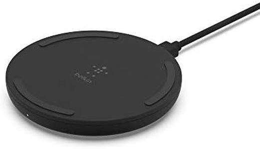 Belkin WIA001btBK Wireless Charger,Black, Pad 10 Watts