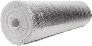 Reflective Insulation Roll,Aluminum Film Pearl Cotton,Packing Insulation Foil Keeping Fresh and Cold Fit for Fruit Snack Food (15.7'' x 10ft)