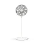 Duux Whisper Essence Standing Fan, 7 Cooling Speeds, Ultra Quiet Fan, Oscilatiing, Adjustable Tilt, Night Mode, Timer, Modern & Sleek Design, Matte White