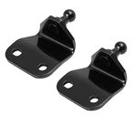 X AUTOHAUX 2pcs 10mm Car Ball Studs Mounting Brackets Black 57x42x23mm