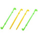 GZXYUAN 4 Pieces Easy Hook Loop Tyer Plastic Hook Disgorger Fishing Tie Fast Nail Manual Knot Tying Tool Fishing Hook Tier Set for Fly Fishing