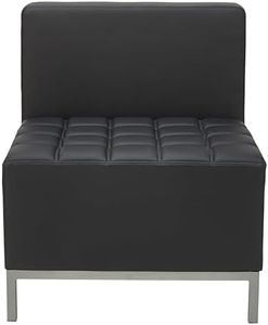 SOFA,ARMLESS,SECTIONAL,BK