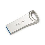 PNY 64GB Elite-X USB 3.2 Flash Drive - 220MB/s, Durable Premium Metal Housing, for Storing, Sharing, and Protecting Important Content, P-FDI64GELTX-GE, Silver