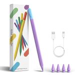 for Apple Pencil (2018-2026),Stylus Pen for ipad with Palm Rejection,Fast Charge,Tilt Sensitivity,for iPad 11/10/9/8/7/6th Gen,Pro 13"/12.9"/11"/M4,Air 7/6/5/4/3/M3/M2,Mini 7/6/5th (Blue-Purple)