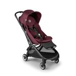 Bugaboo Butterfly Ultra Compact Travel Stroller, Small & Lightweight, Easy 1-Second Fold, Ergonomic and Extra Spacious City Pushchair from Baby to Toddler, Comfortable Steering, Black/Dark Cherry